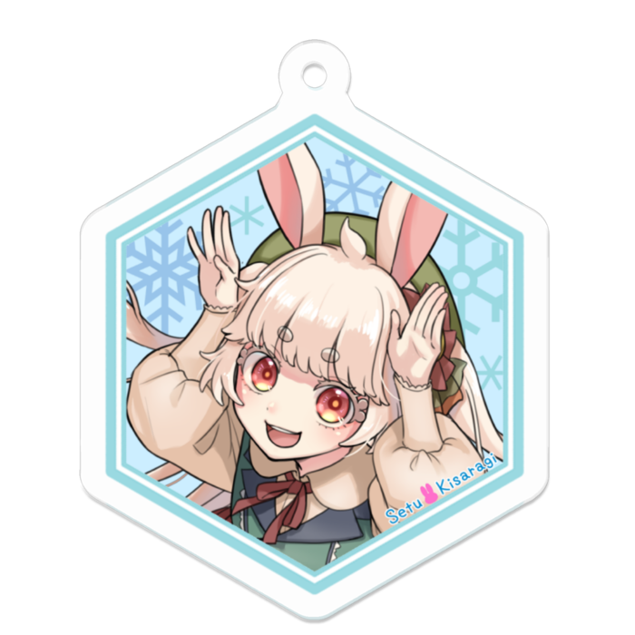 アクリルキーホルダー - 50 x 50 (mm)