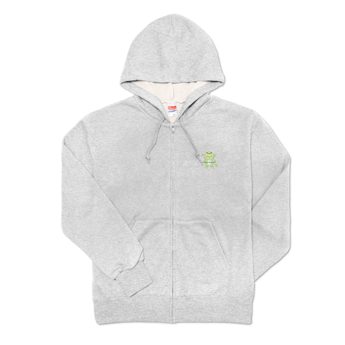 ジップパーカー - M - 左胸(1)