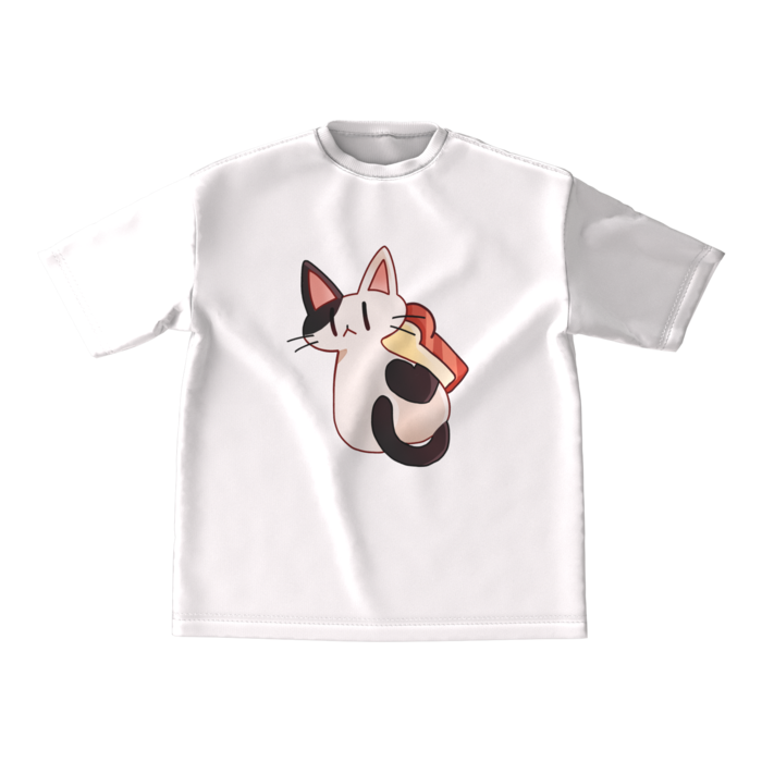 白ビッグシルエットTシャツ - M -