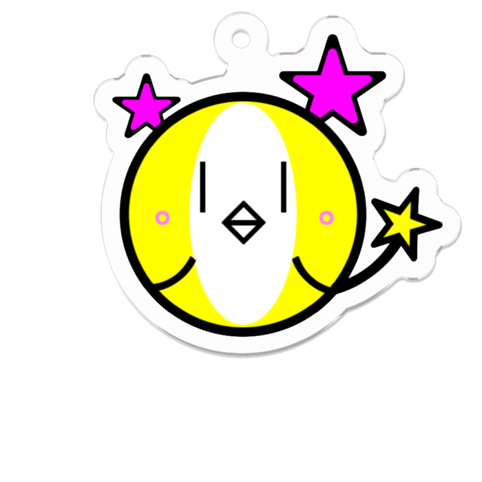 アクリルキーホルダー - 50 x 50 (mm)