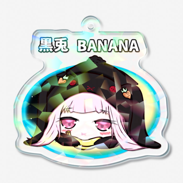 ホログラムアクリルキーホルダー - 50 × 50mm
