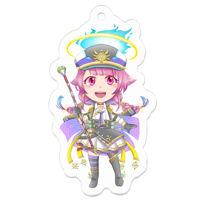 アクリルキーホルダー - 50 x 50 (mm)