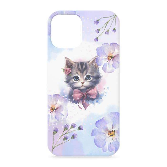 2.パープル iPhoneケース - iPhone12 mini - 正面印刷のみ(1)