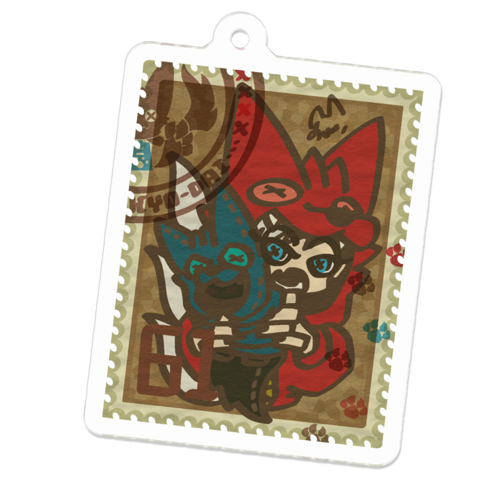 アクリルキーホルダー - 50 x 50 (mm)