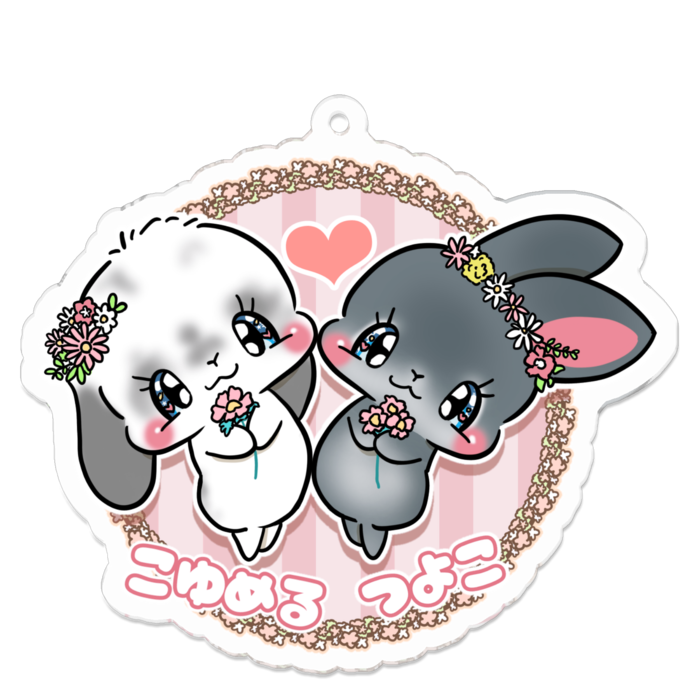 アクリルキーホルダー - 70 x 70 (mm)