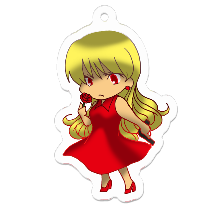 アクリルキーホルダー - 50 x 50 (mm)