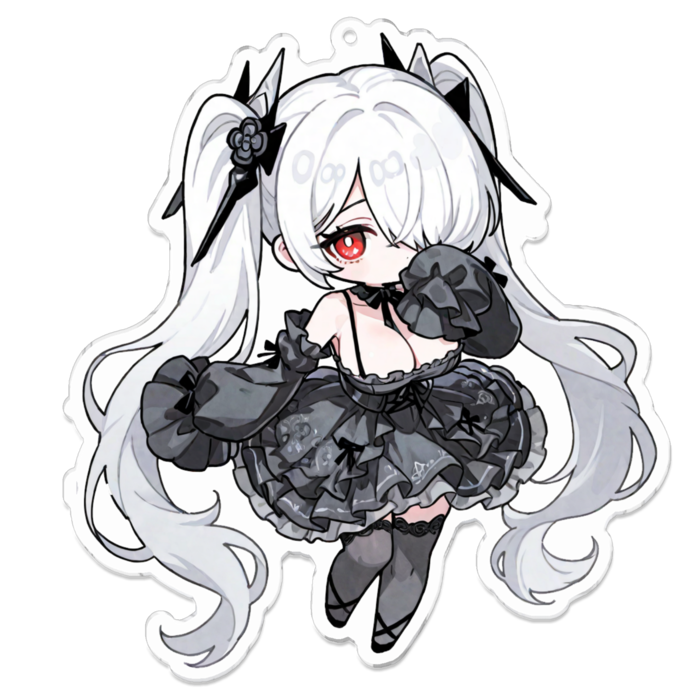 アクリルキーホルダー - 100 x 100 (mm)