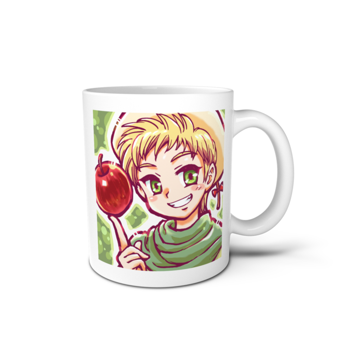 マグカップ（右） - 直径 8 cm / 高さ 9.5 cm