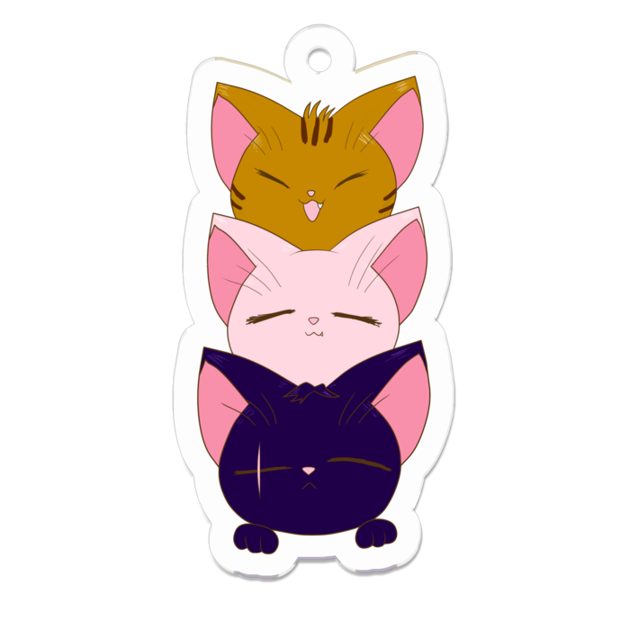 アクリルキーホルダー - 50 x 50 (mm)