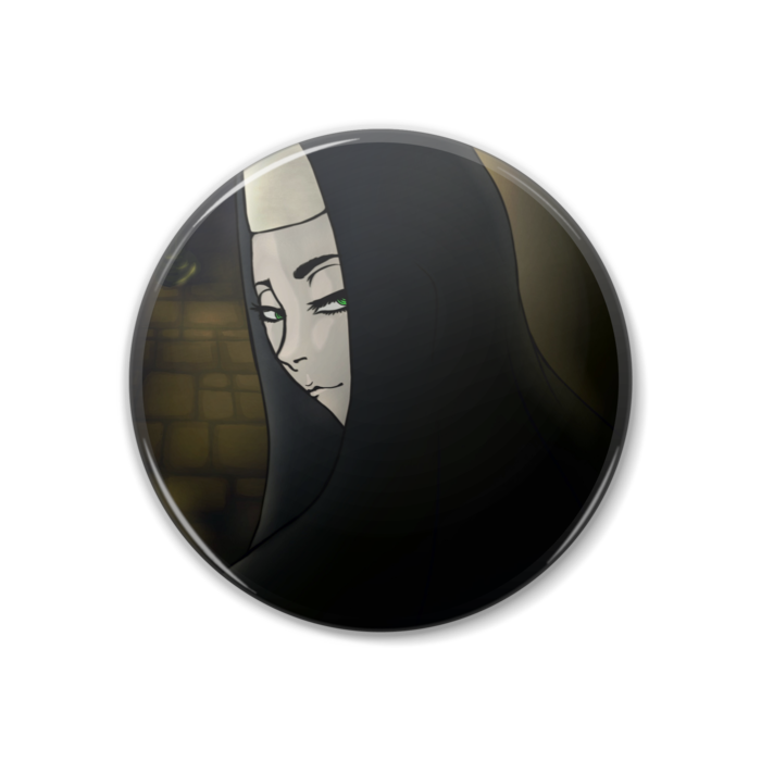 缶バッジ - 『路地を往く修道女』 - 38mm