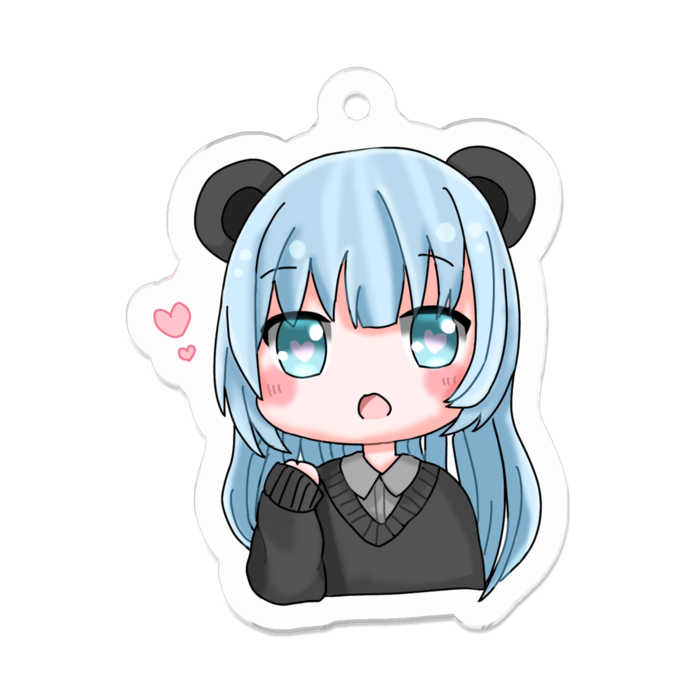 アクリルキーホルダー - 50 x 50 (mm)