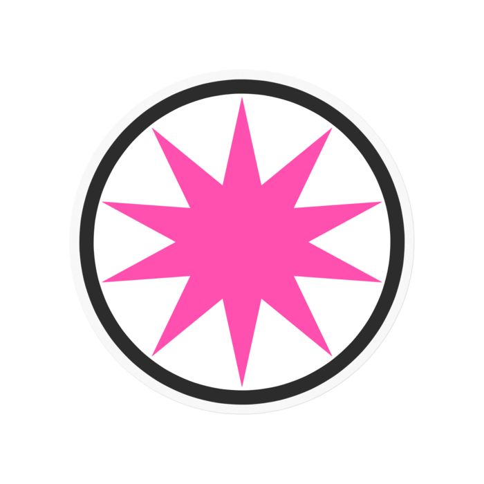 ハイパーマーク 通常(ステッカー) - 100 x 100 (mm)