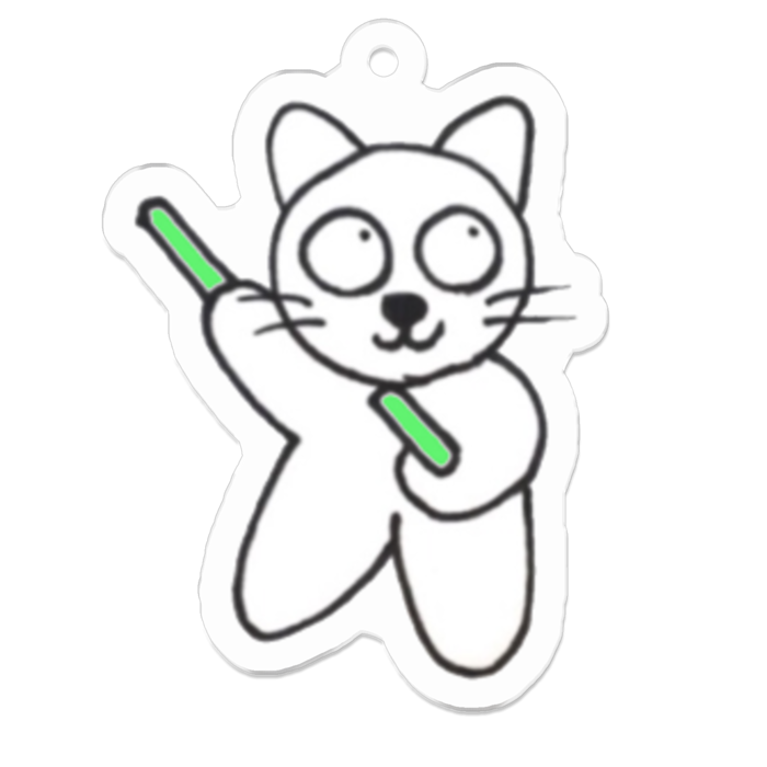 アクリルキーホルダー - 50 x 50 (mm)