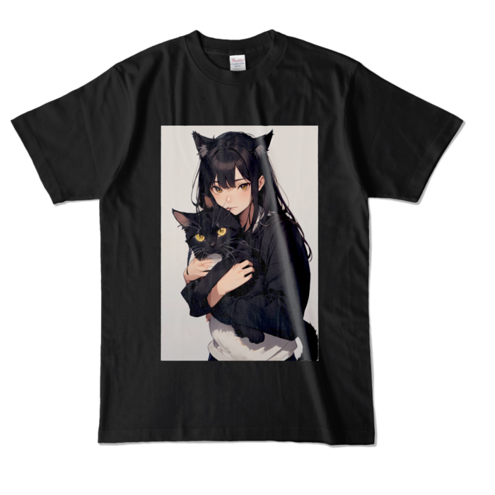 カラーTシャツ - L - ブラック (濃色)