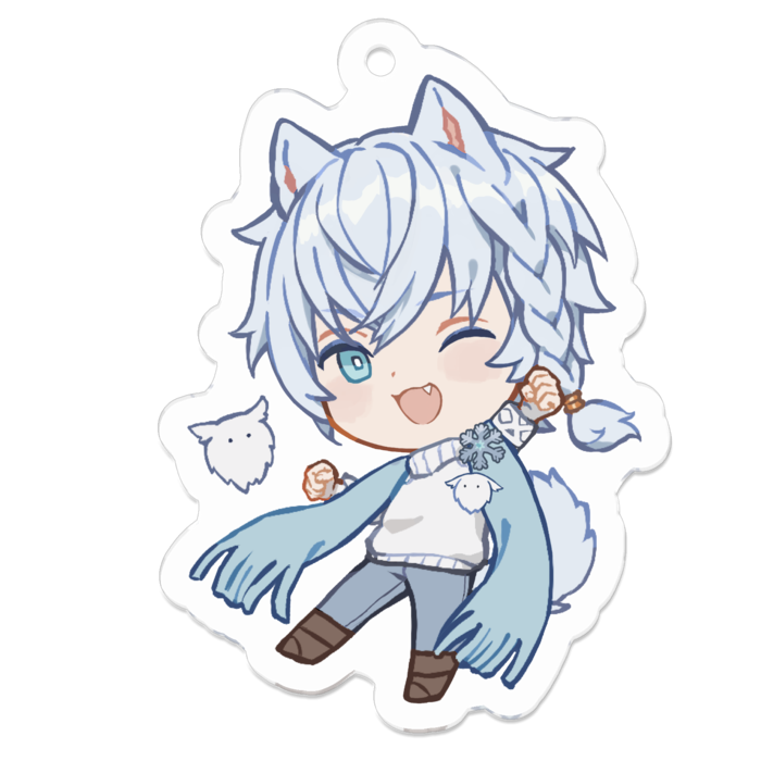 アクリルキーホルダー - 50 x 50 (mm)