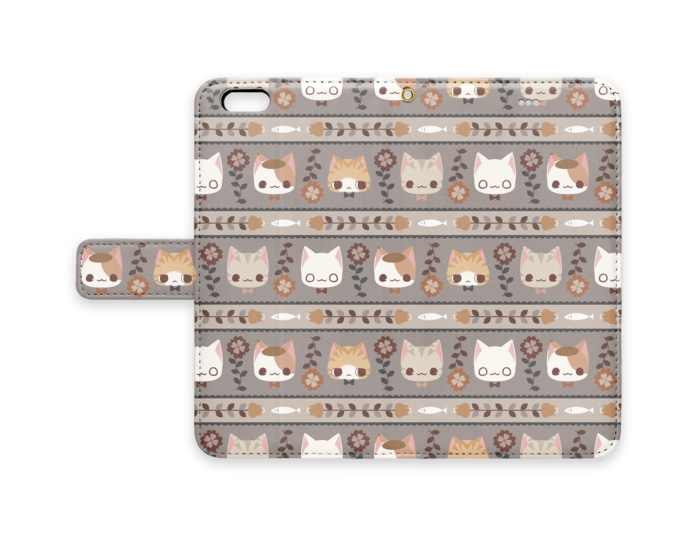 手帳型iPhoneケース - iPhone 6 Plus / 6s Plus - ストラップ穴 あり