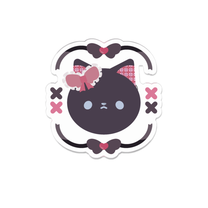 アクリルバッジ - 70 x 70 (mm)