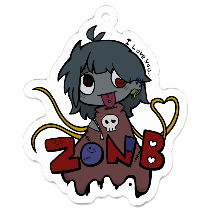 アクリルキーホルダー - 50 x 50 (mm)