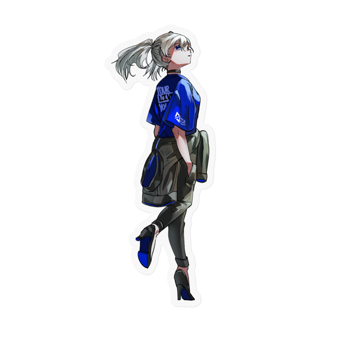 ステッカー - 100 x 100 (mm)