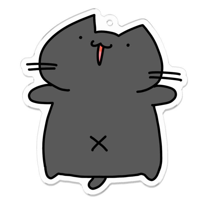アクリルキーホルダー - 70 x 70 (mm)