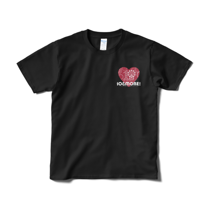 ワンポイントTシャツ - S - ブラック