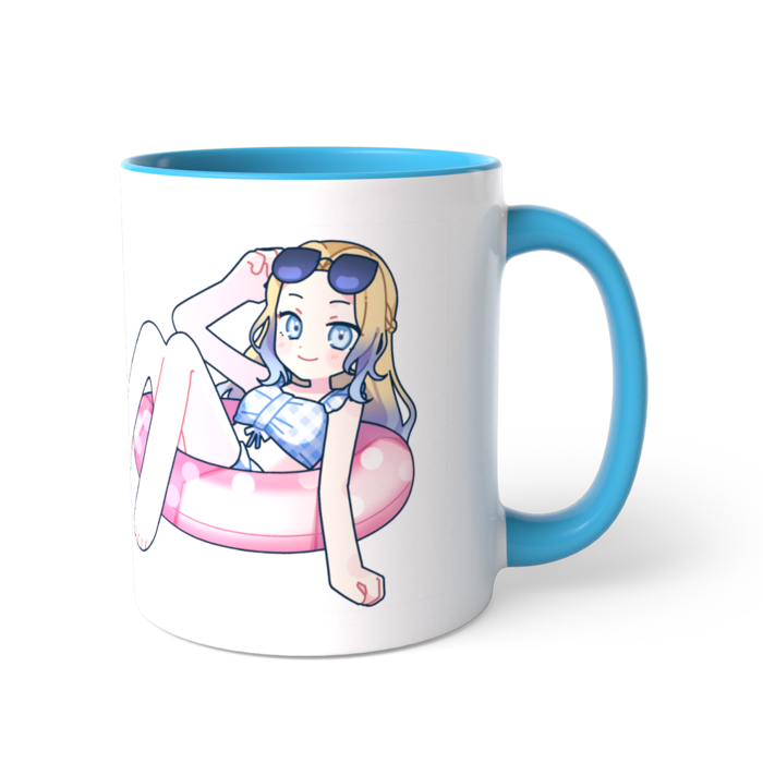 ツートンカラーマグカップ - 直径 8.2cm / 高さ 9.5cm