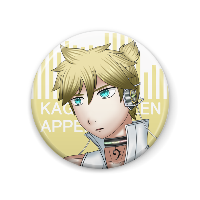 鏡音レンappend缶バッジ 青猫 Booth 鏡音レンappend缶バッジ 青猫 Booth