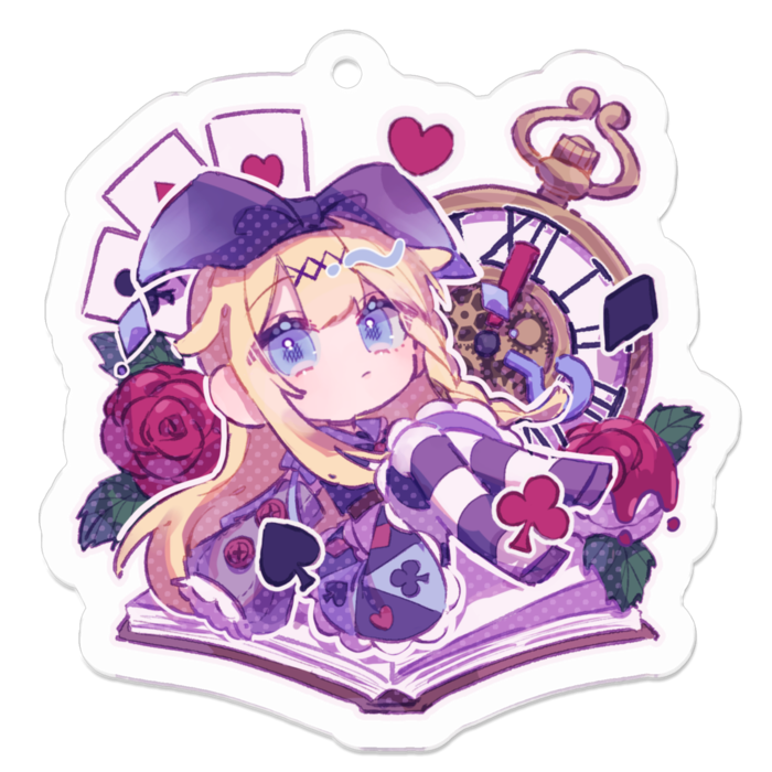 アクリルキーホルダー - 50 x 50 (mm)