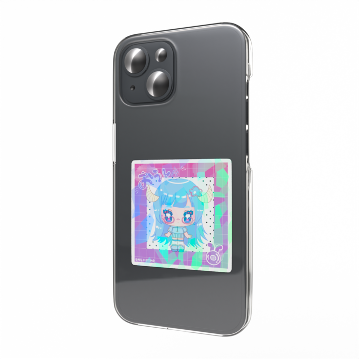 ホログラムスマホステッカー - 縦