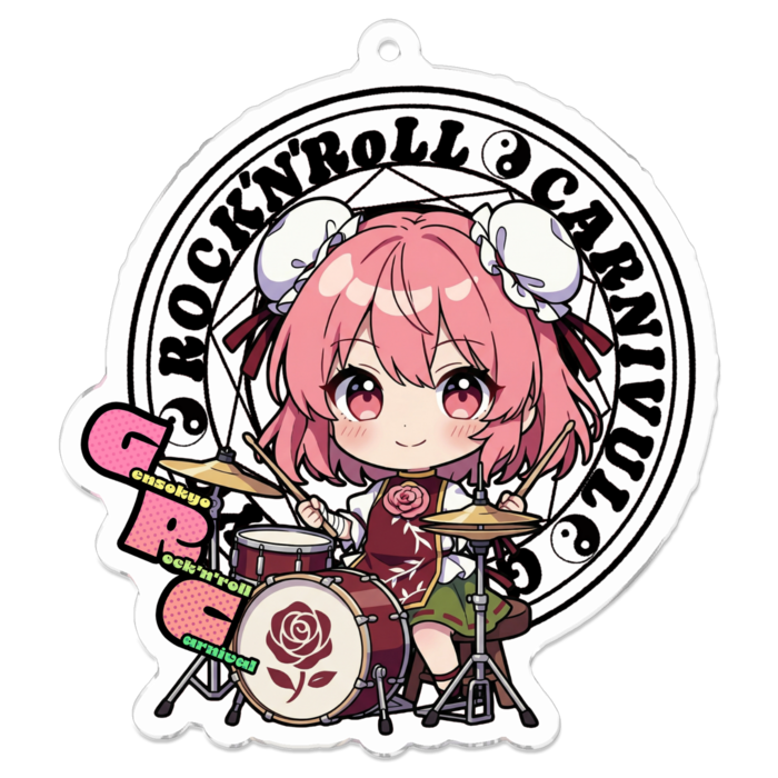 アクリルキーホルダー - 70 x 70 (mm)