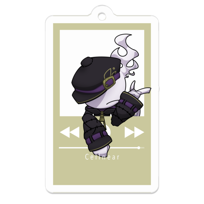 アクリルキーホルダー - 50 x 50 (mm)