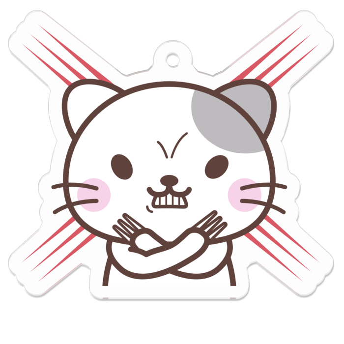 アクリルキーホルダー - 50 x 50 (mm)