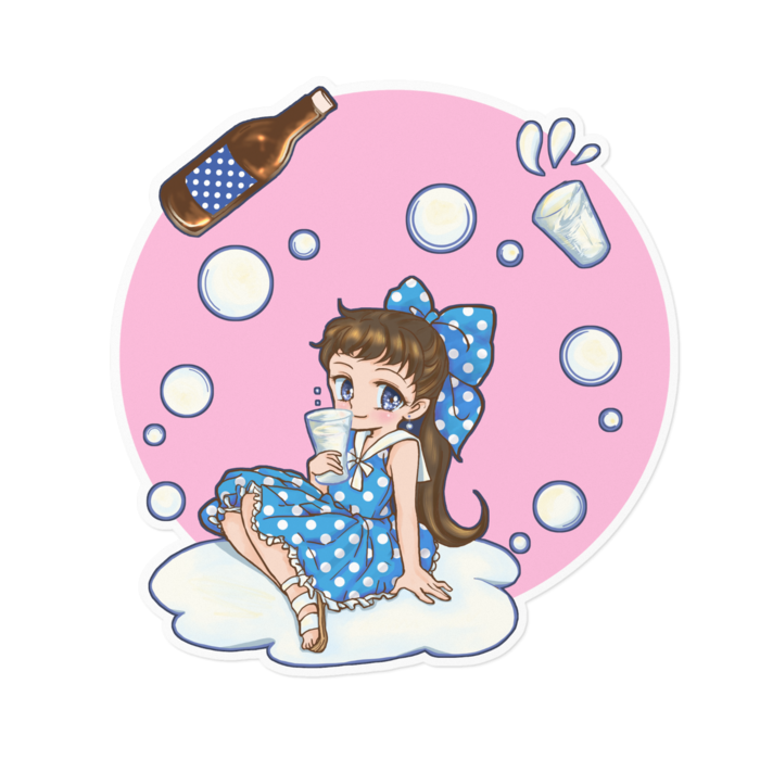 ステッカー - 160 x 160 (mm)