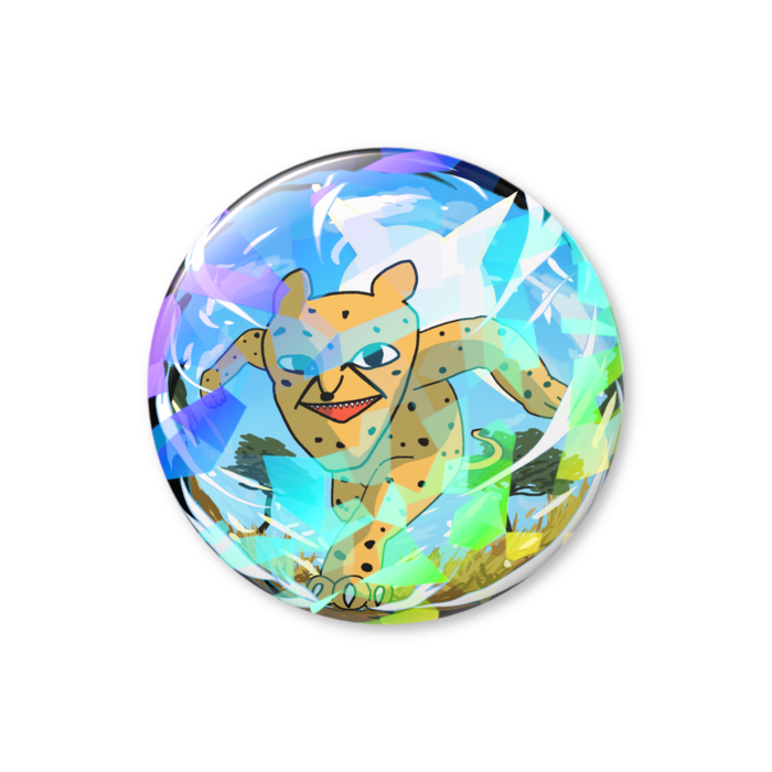 ホログラム缶バッジ - 56mm