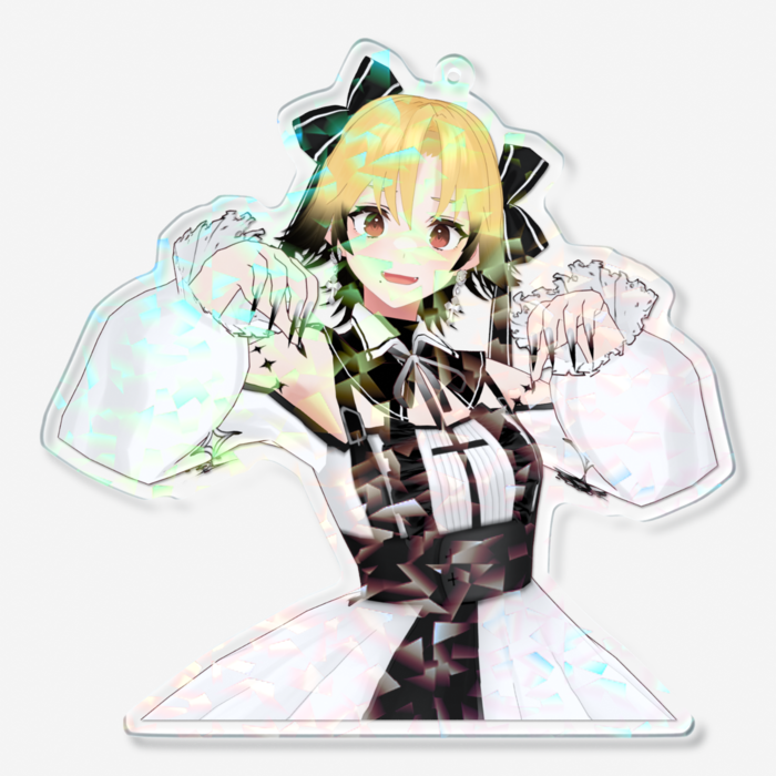 【アップ】ホログラム アクリルキーホルダー（100 × 100 mm）