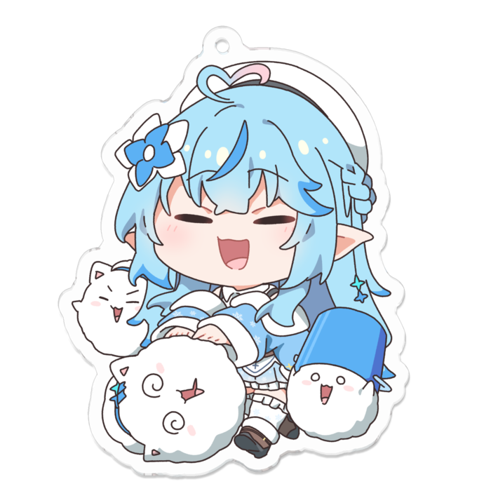 アクリルキーホルダー - 70 x 70 (mm)