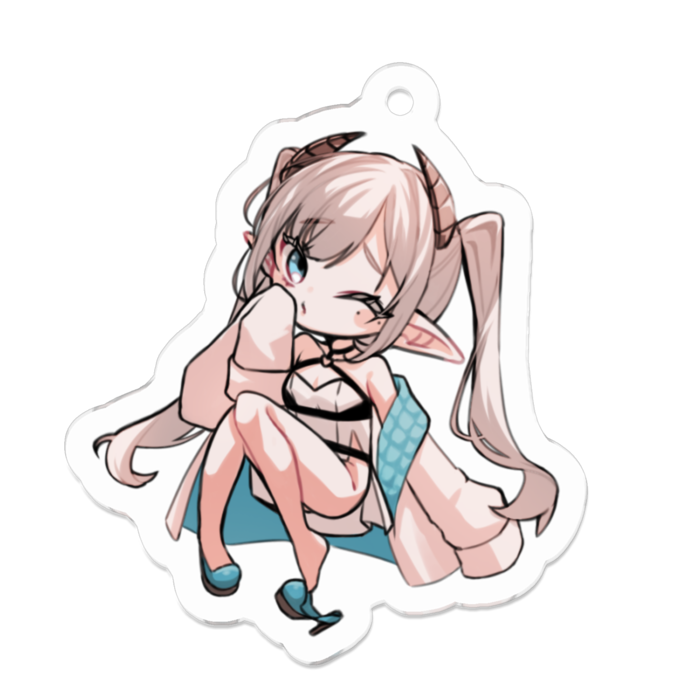 アクリルキーホルダー - 50 x 50 (mm)