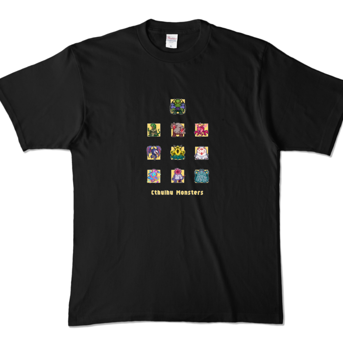 カラーTシャツ - XL - ブラック (濃色)【yellow】