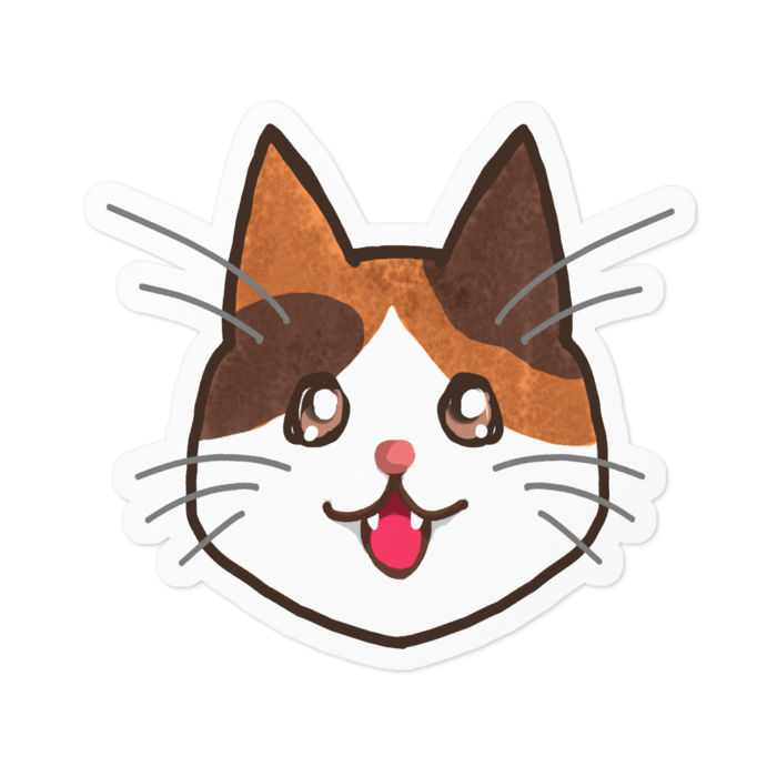 ステッカー - 100 x 100 (mm)