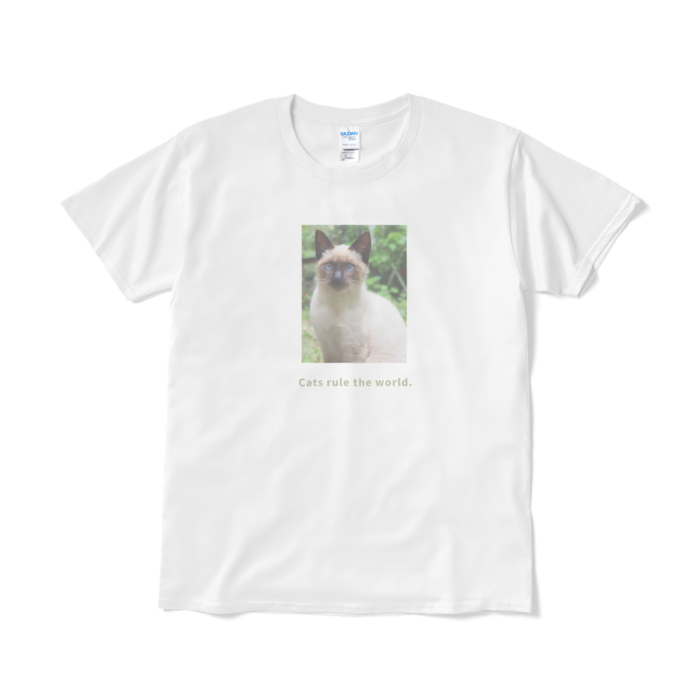 Cats rule the world.Tシャツ（短納期） - L - ホワイト