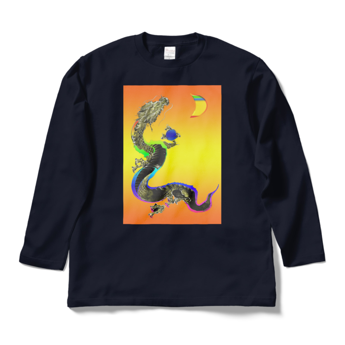 ロングスリーブTシャツ - L - ネイビー