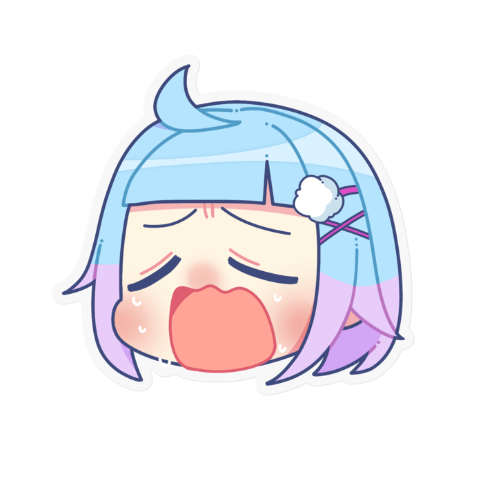 【水瀬ぴの】ぴの虐ステッカー【びええぇ】