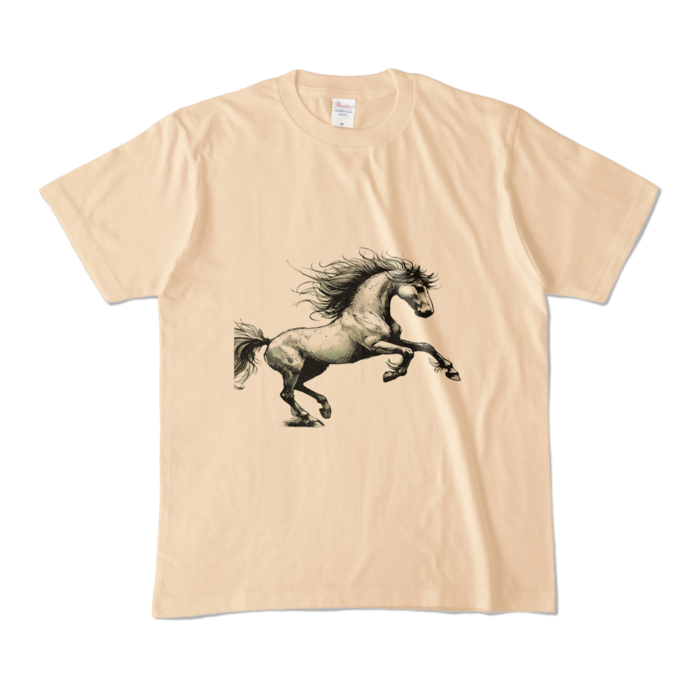カラーTシャツ - M - ナチュラル (淡色)