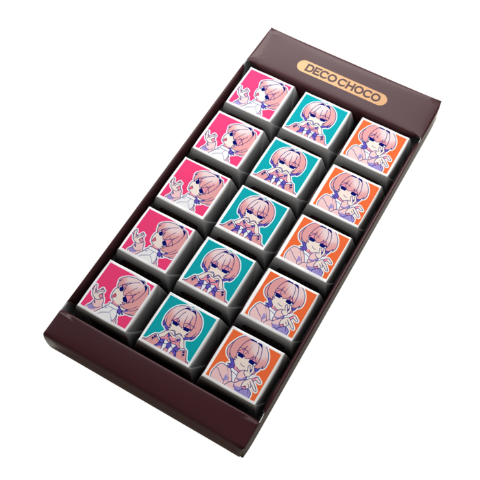 DECOチョコ - 列ごとにデザイン