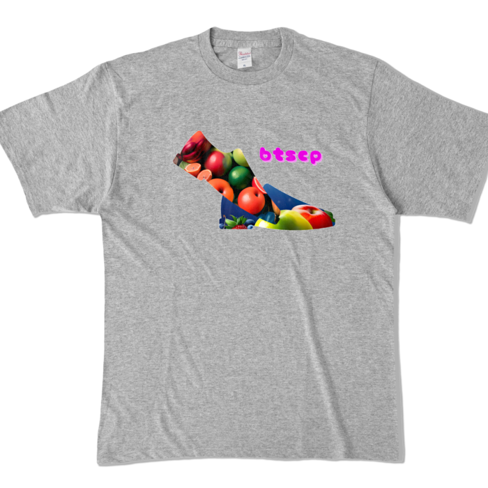カラーTシャツ - XL - 杢グレー (濃色)