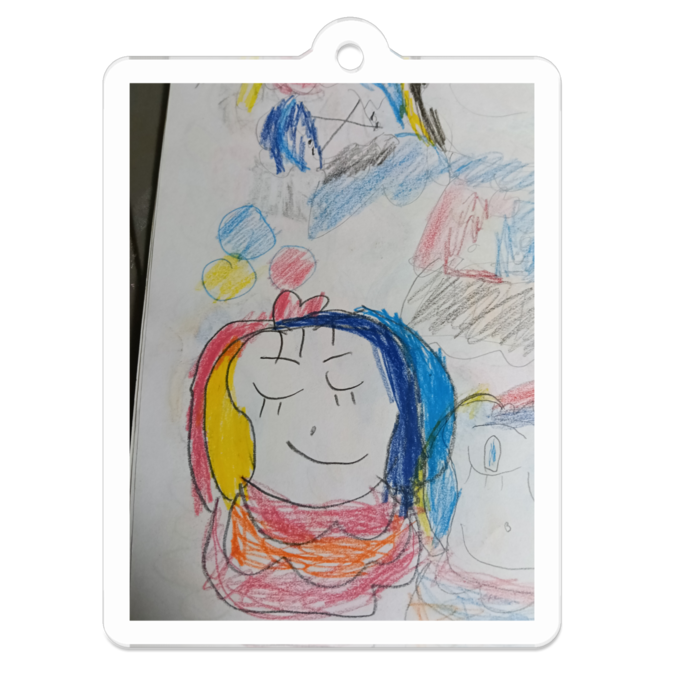 アクリルキーホルダー - 50 x 50 (mm)