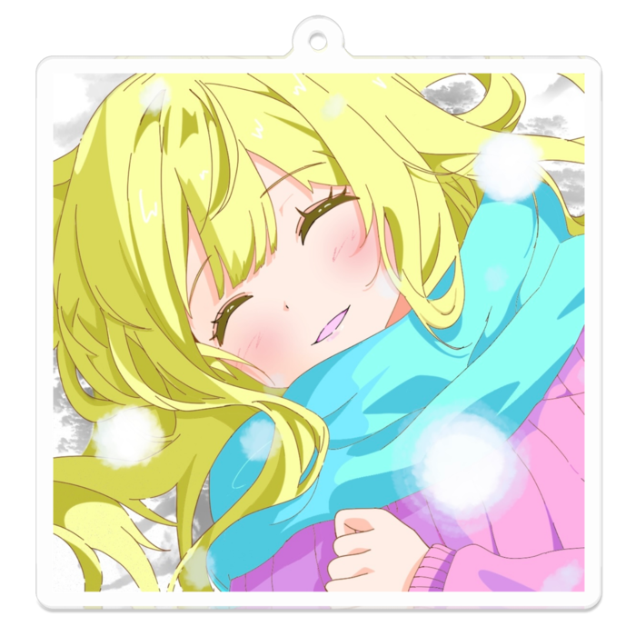 アクリルキーホルダー - 70 x 70 (mm)