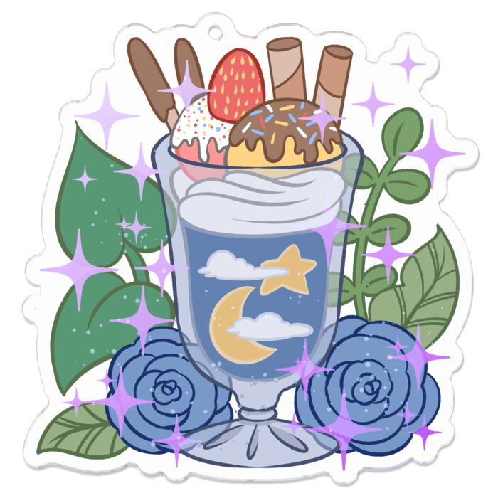 アクリルキーホルダー - 70 x 70 (mm)