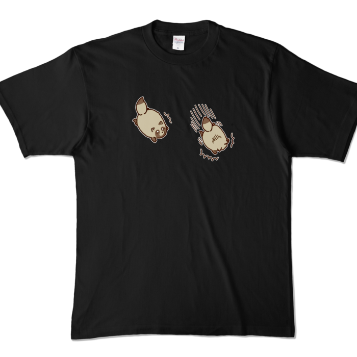 カラーTシャツ - XL - ブラック (濃色)