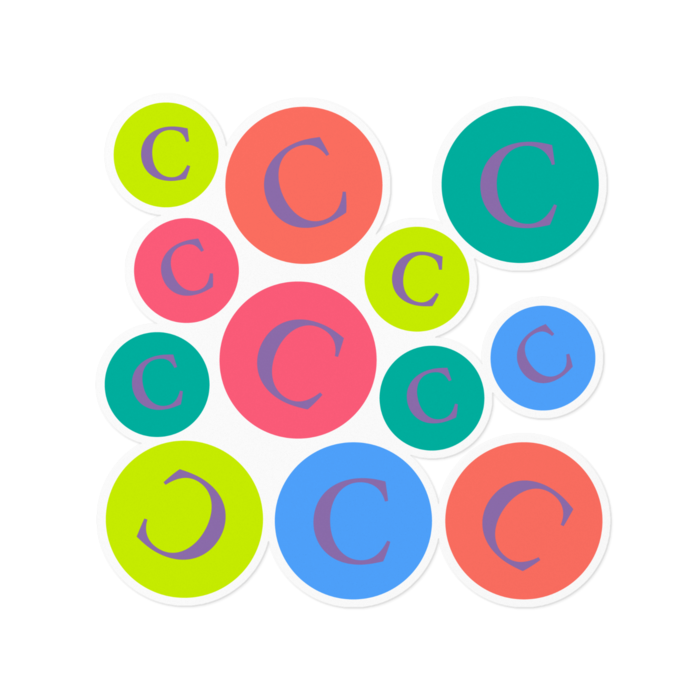 ステッカー - 160 x 160 (mm)